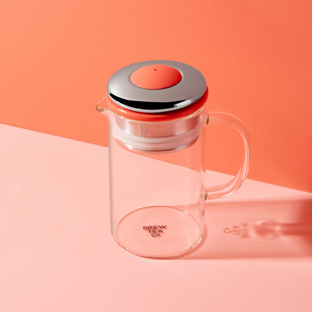 Red Teapot Teapot for One Brew Tea Co. Brew Tea Company
