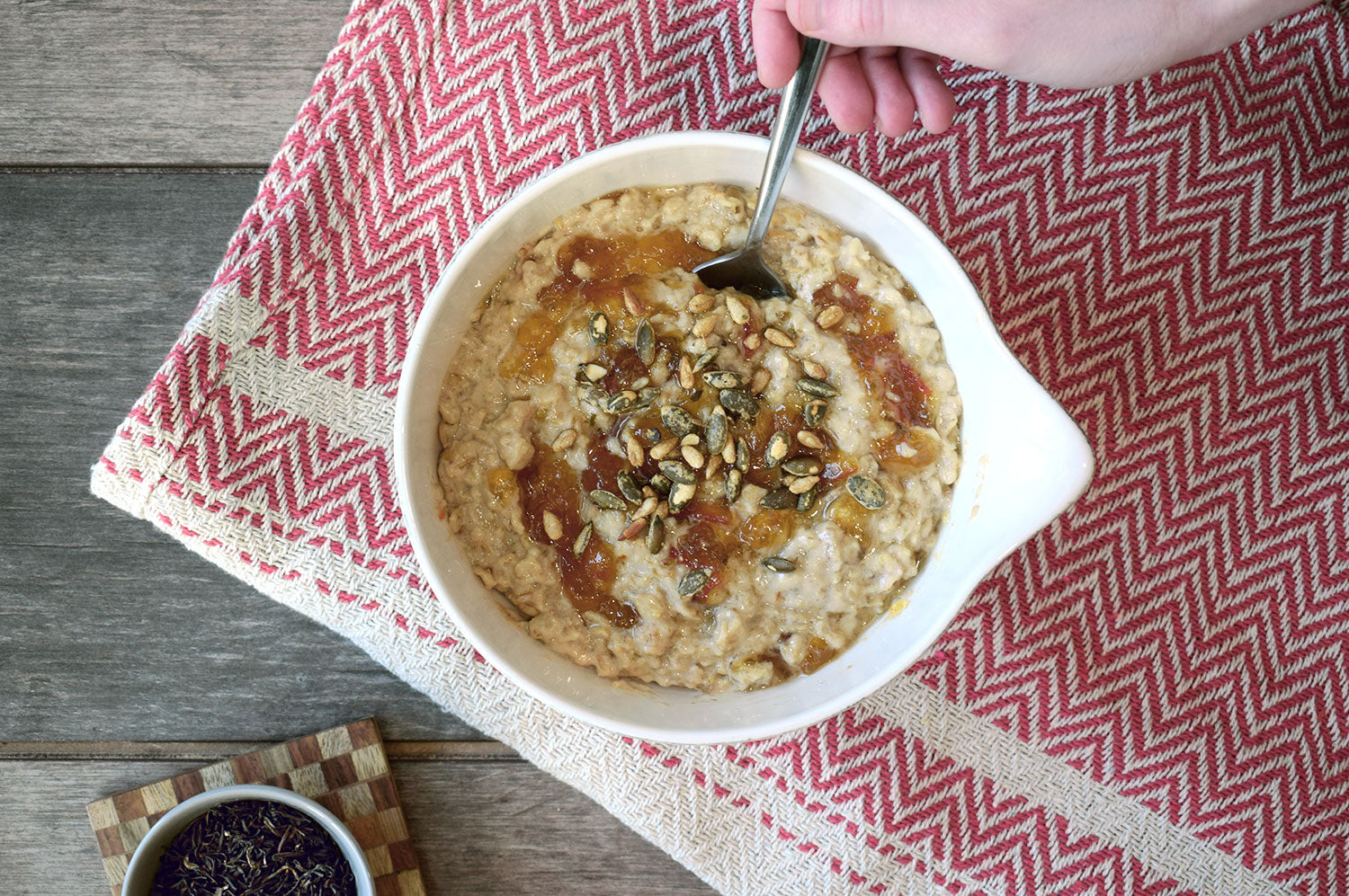 Recipe: English Breakfast & Marmalade Porridge.