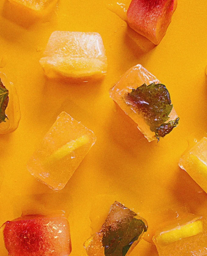 How To Make Tea Ice Cubes.