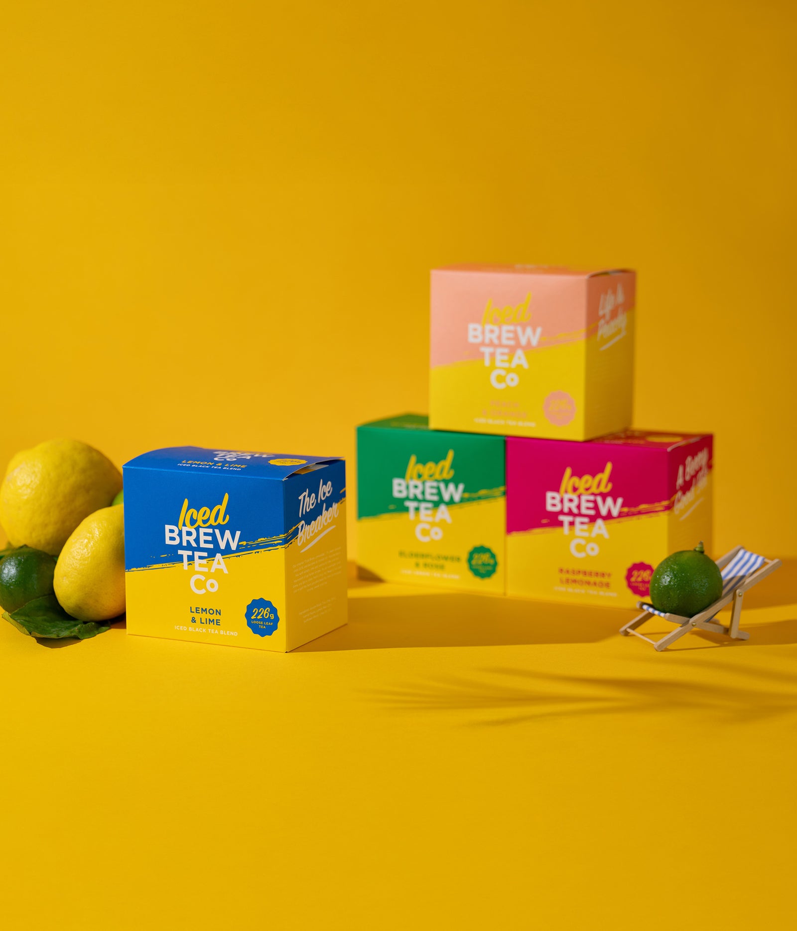Lemon & Lime Iced Tea | Brew Tea Co.