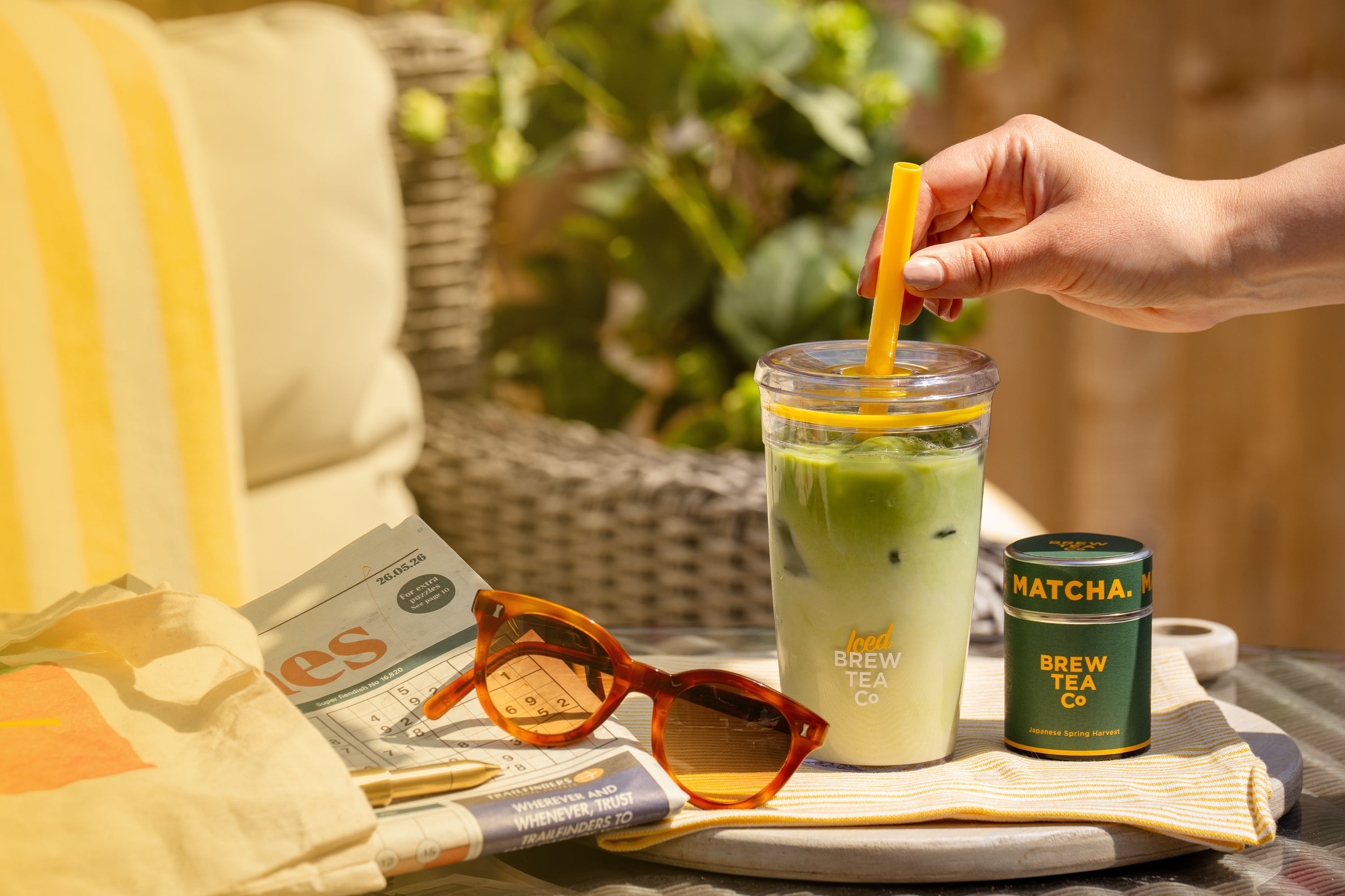 Fresh, sweet matcha.