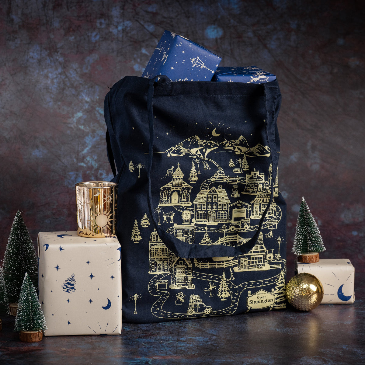 The Festive Village Tote Bag