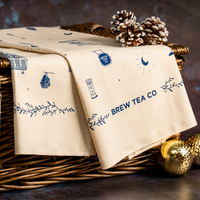 The Festive Village Tea Towel - Free Gift